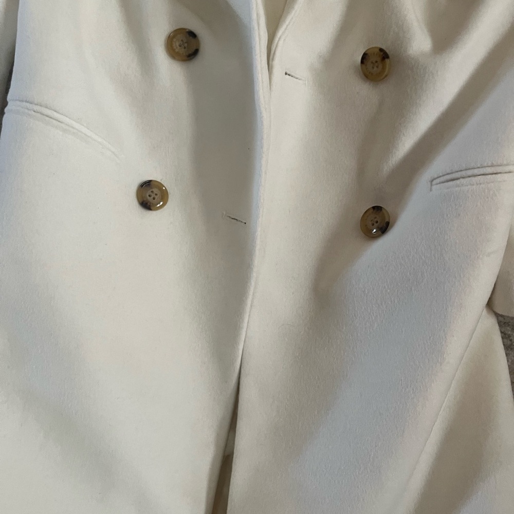 Ralph Lauren White Pea Coat
